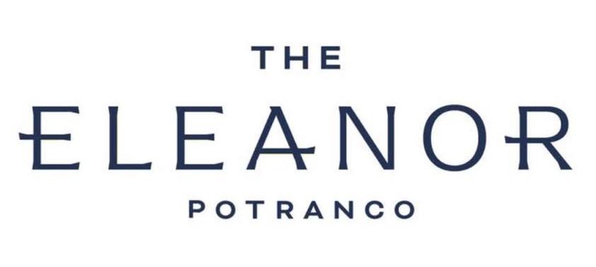 The image shows a logo with the text "THE ELEANOR POTRANCO" in a bold, serif font.